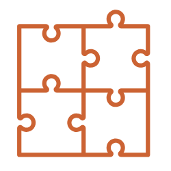 Puzzle piece icon symbolizing collaboration, integration, and interdisciplinary partnerships in wellness and sound healing